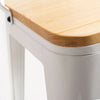 Leeds Stool with Backrest