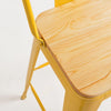 Leeds Stool with Backrest