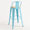 Leeds Stool with Backrest