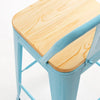 Leeds Stool with Backrest