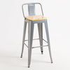 Leeds Stool with Backrest