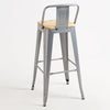 Leeds Stool with Backrest