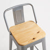 Leeds Stool with Backrest