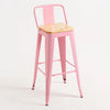 Leeds Stool with Backrest