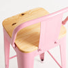 Leeds Stool with Backrest