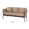 Rebecca Aluminum 2-Seater Sofa