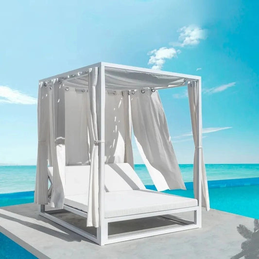 Luana Aluminum Balinese Bed