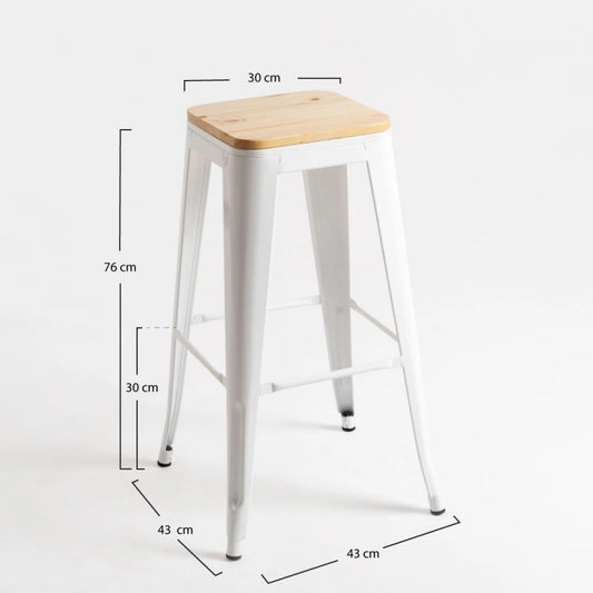 Leeds Wood Stool