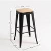 Leeds Wood Stool 