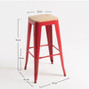 Leeds Wood Stool 