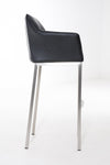 Damaso 4 High Stool Chrome Synthetic Leather