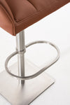 Damaso High Stool Chrome Synthetic Leather 