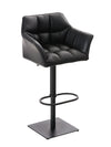 Damaso High Stool Black Synthetic Leather