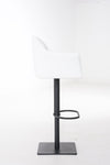 Damaso High Stool Black Synthetic Leather