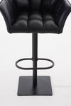 Damaso High Stool Black Synthetic Leather