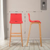 Hover High Stool Wood 