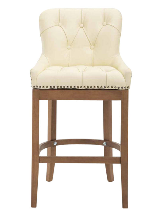 Lakewood High Stool Natural Leather Oak 