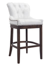 Lakewood High Stool Natural Leather Walnut 