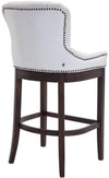 Lakewood High Stool Natural Leather Walnut 