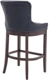 Lakewood High Stool Natural Leather Walnut 