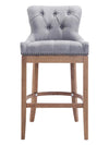 Lakewood High Stool Oak Fabric