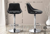 Lazio High Bar Stool Chrome Synthetic Leather