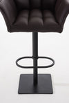 Damaso High Stool Black Synthetic Leather