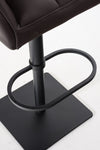 Damaso High Stool Black Synthetic Leather