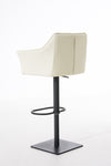 Damaso High Stool Black Synthetic Leather