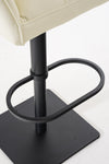 Damaso High Stool Black Synthetic Leather