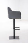 Damaso High Stool Black Synthetic Leather