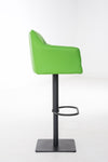 Damaso High Stool Black Synthetic Leather