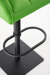Damaso High Stool Black Synthetic Leather