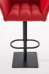 Damaso High Stool Black Synthetic Leather