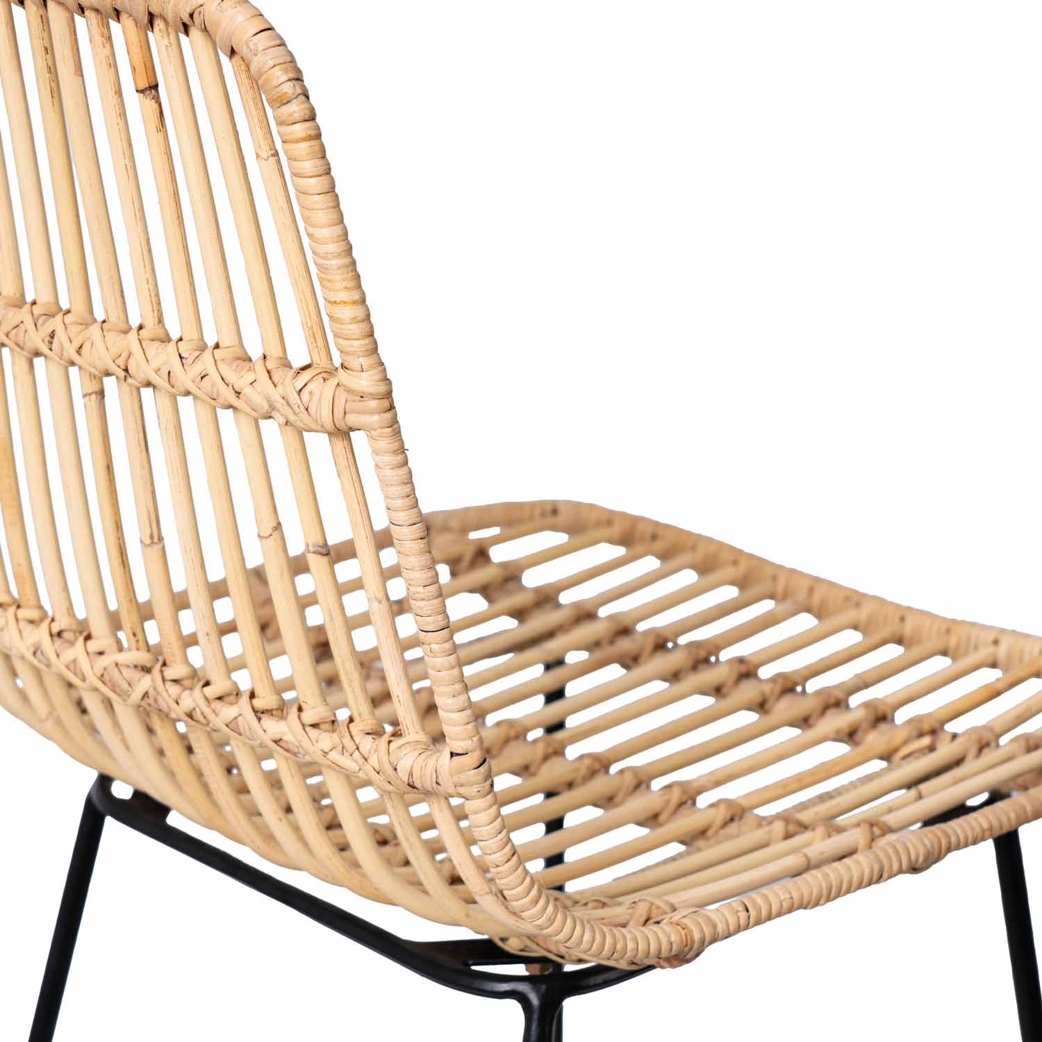 Cadeira IONA natural/preta