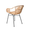 Cadeira NANCY natural/preta