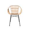 Cadeira NANCY natural/preta