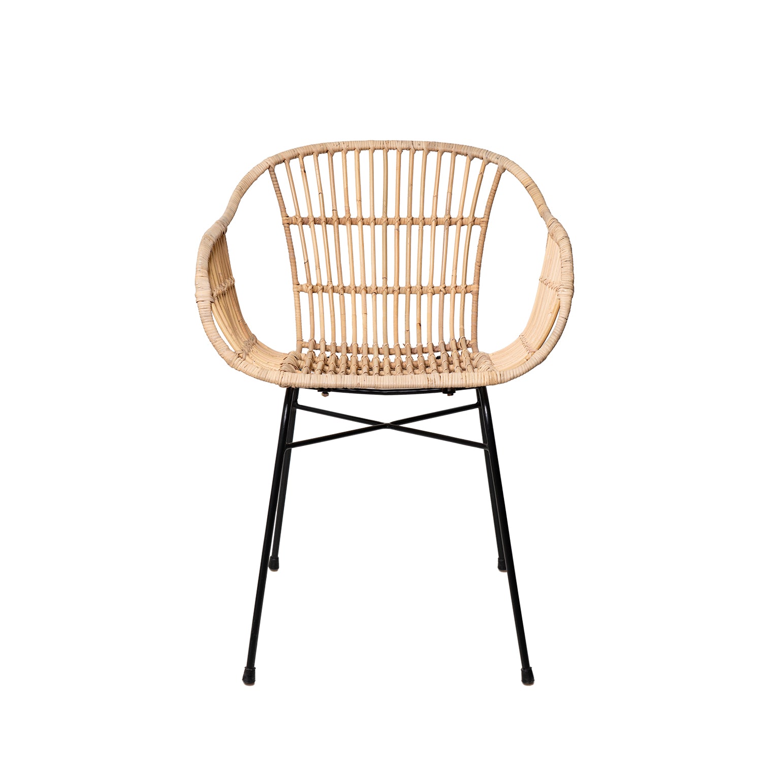 Cadeira NANCY natural/preta
