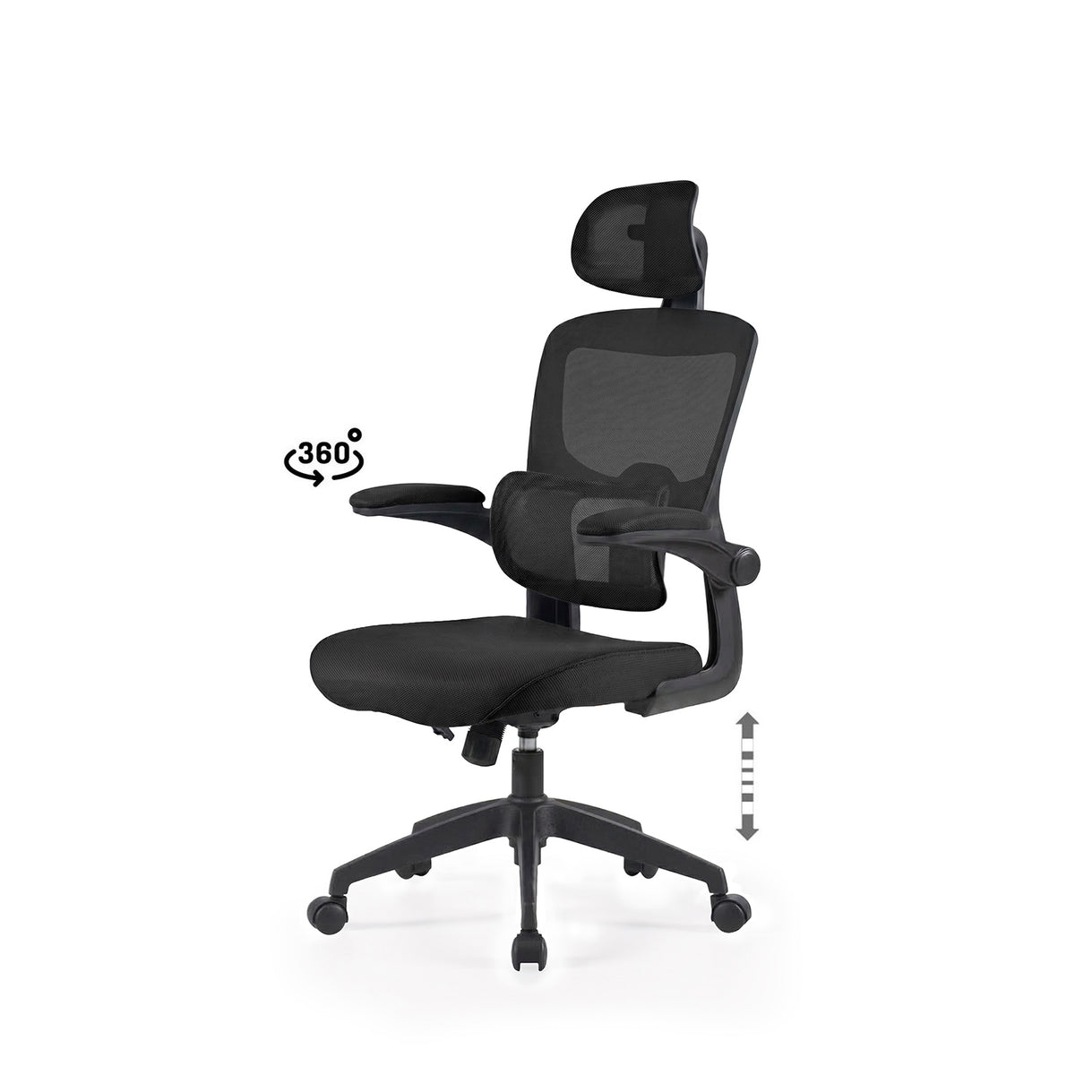 Cadeira Escritório Lípsia preto
