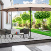 Double Aluminium Parasol 460X270