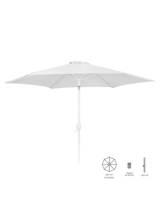 Parasol de aluminio Alba 350