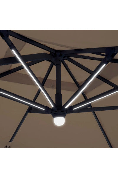Parasol LED de aluminio 300