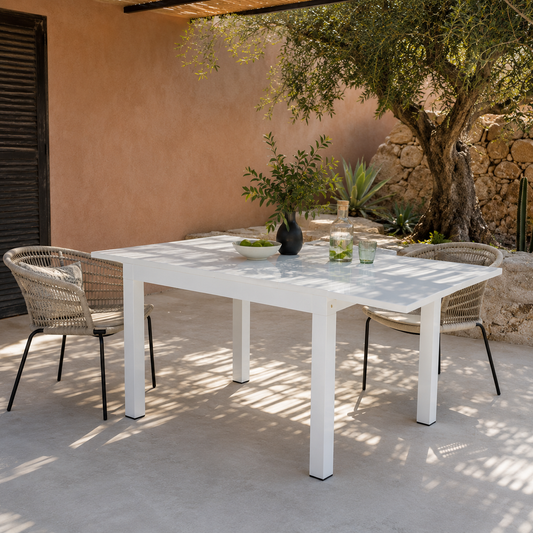 Mesa Exterior Extensible Thais Aluminio 135 -270