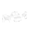 Conjunto de exterior Perugia