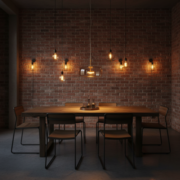 Albox — Sala de Jantar Rústico/Industrial