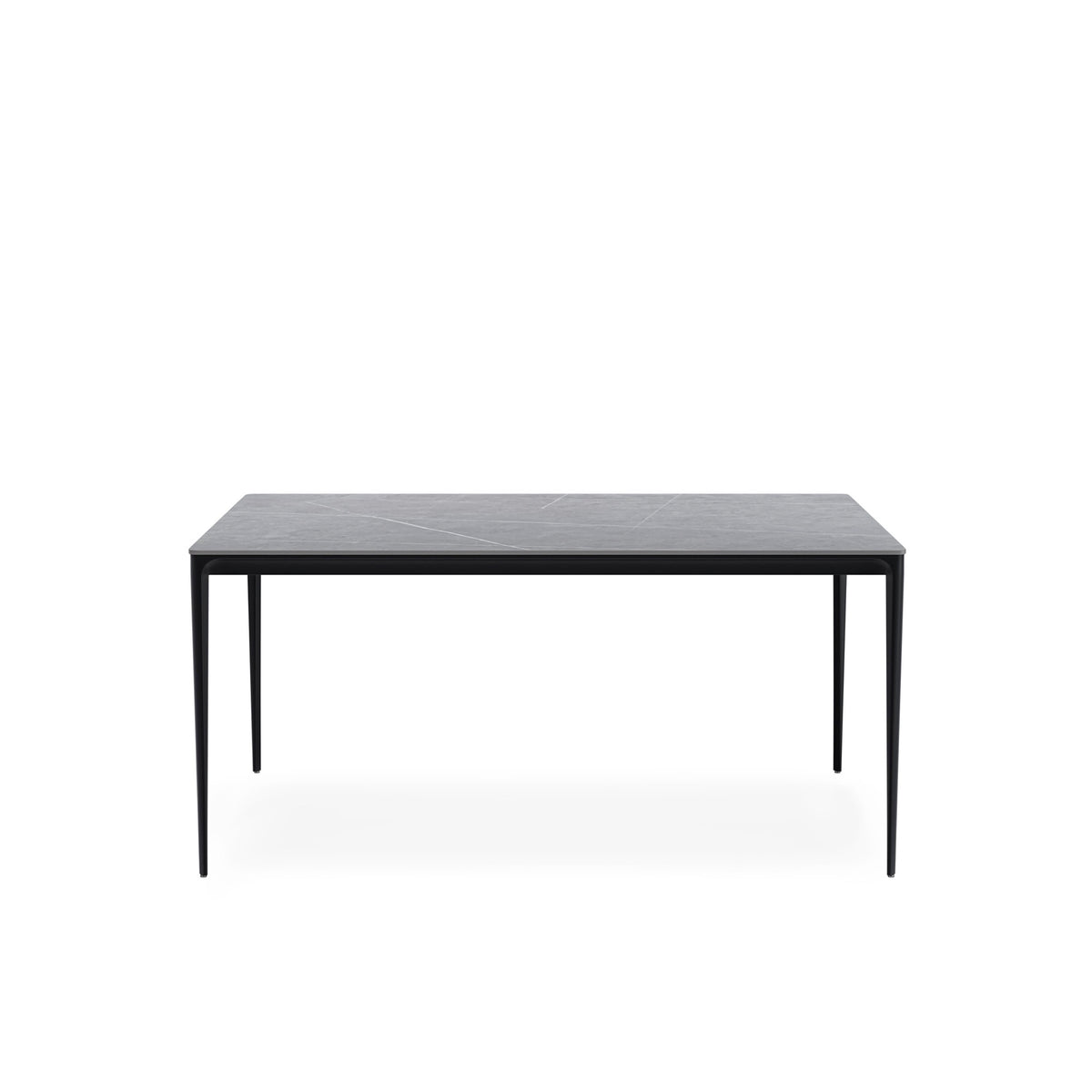 Mesa Arya 140 cm cinzento – vista frontal