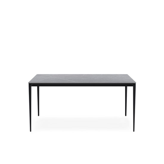 Mesa Arya 180 cm cinzento – vista frontal