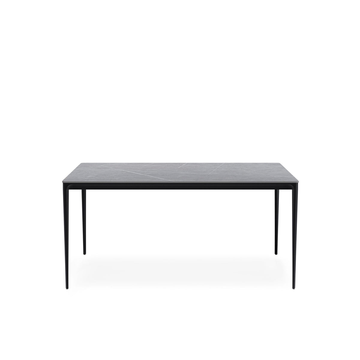 Mesa Arya 160 cm cinzento – vista frontal