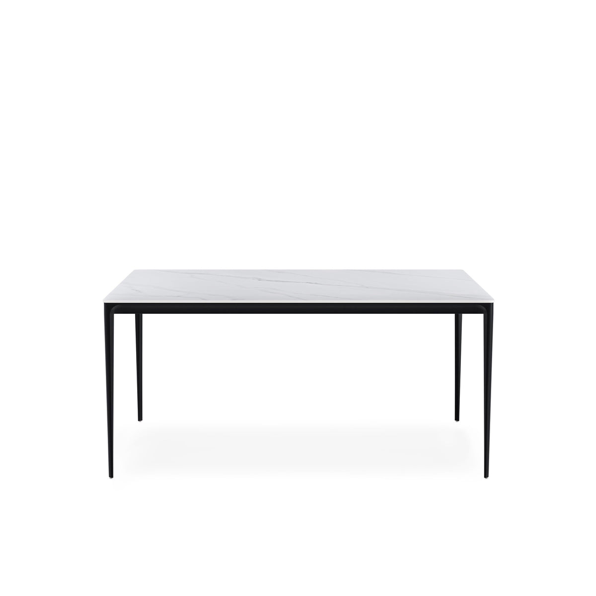 Mesa Arya 140 cm branco – vista frontal