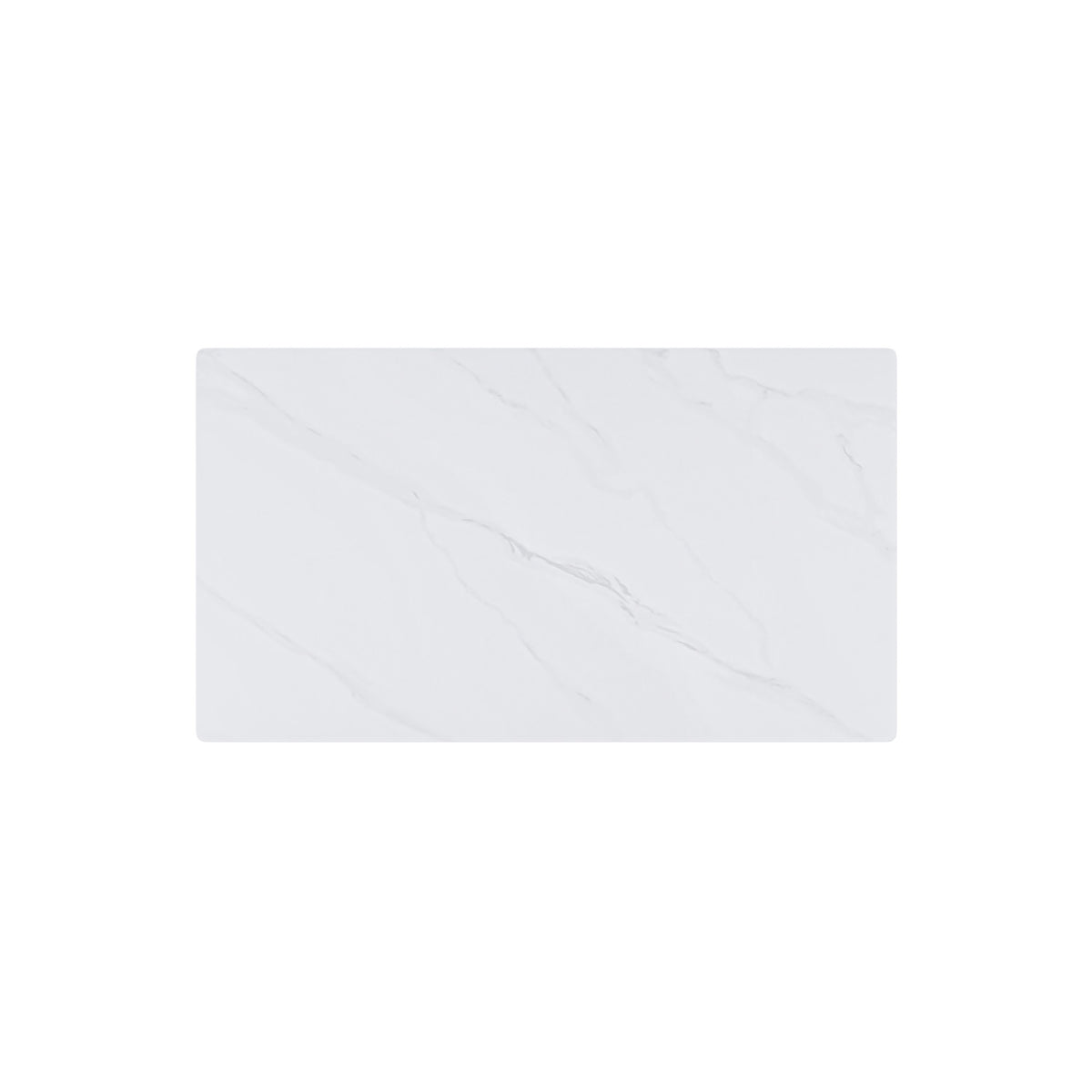 Mesa Arya 140 cm branco – tampo cerâmico